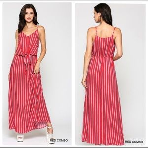 NEW Adjustable Strap Front Tie High Slit